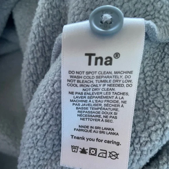 Tna Blue Cozy Fleece Pullover - Picture 5 of 6